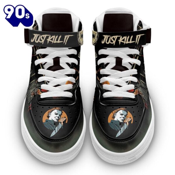 Michael Myers High Top Air Force Shoes Just Kill It