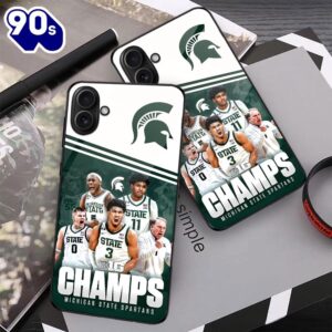 Michigan State Spartans Men’s Basketball Phone Case New 3D
