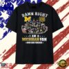 Michigan Wolverines 100 Years Damn Right Fan Vintage Football T Shirt, Viral 2D Graphic Tee