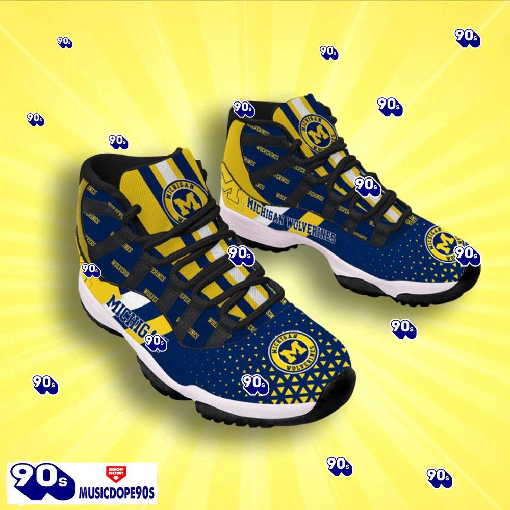 Michigan Wolverines Football Team Air Jordan 11 Best Sneakers For Men Women Fans Michigan Wolverines Football Team Air Jordan 11 Best Sneakers For Men Women Fans