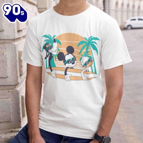 Mickey and Friends Surf Group T-Shirt Disney
