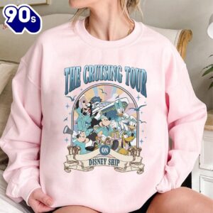 Mickey And Friends The Cruising Tour On Disneyland Cruise Line T-Shirt Lovely Unique Gift