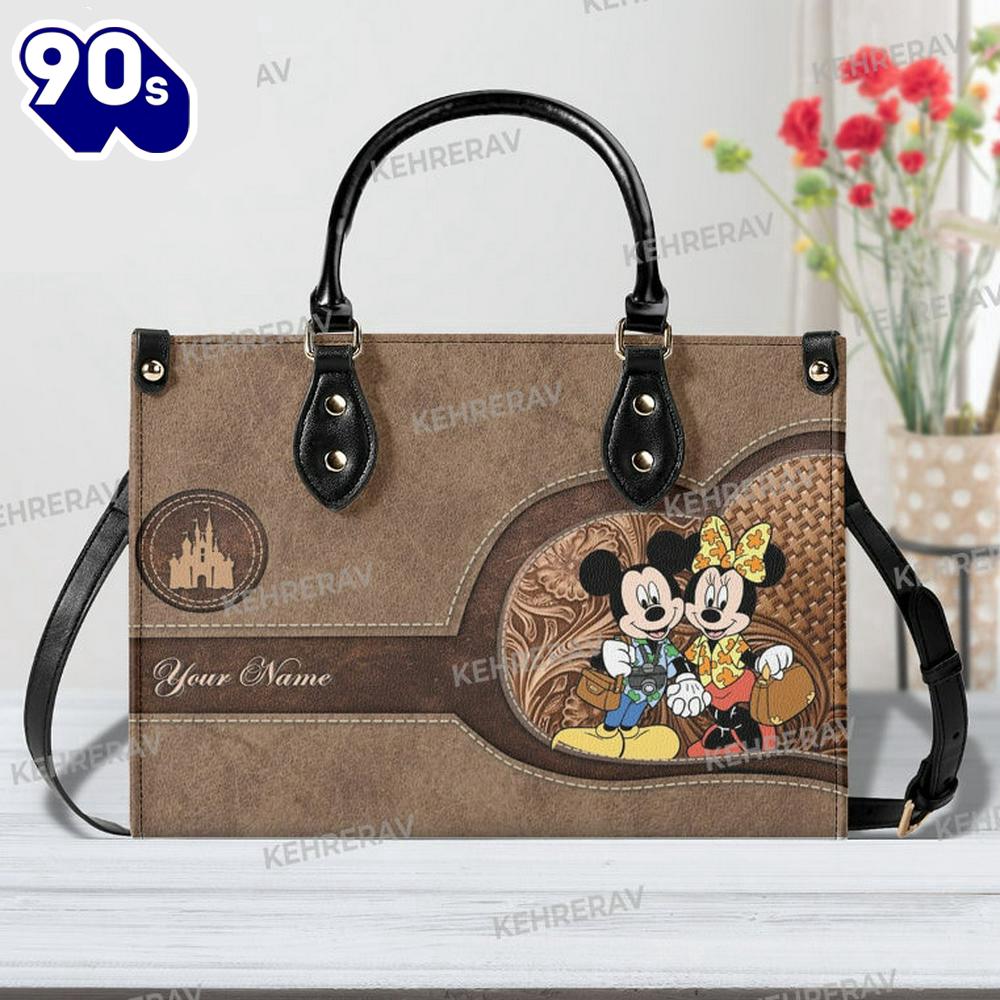 Mickey and minnie Leather Handbag Mickey and minnie Leather Handbag