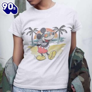 Mickey Beach Airbrushed T-Shirt Disney