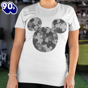 Mickey Camo Gray T-Shirt Disney