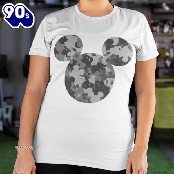 Mickey Camo Gray T-Shirt Disney