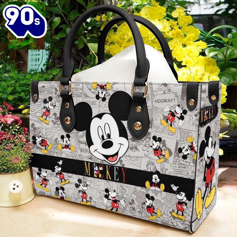 Mickey Comic Leather Handbag Mickey Comic Leather Handbag