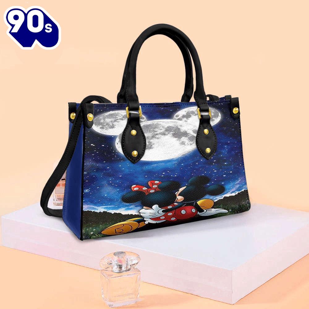 Mickey Couple Kiss Love Cartoon Disney Fashion Lady Handbag Mickey Couple Kiss Love Cartoon Disney Fashion Lady Handbag
