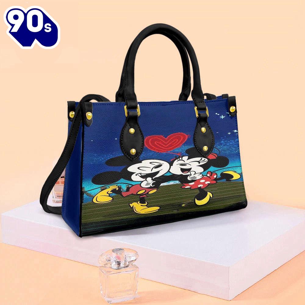 Mickey Couple Kiss Love Cartoon Disney Gifts Lover Fashion Lady Handbag Mickey Couple Kiss Love Cartoon Disney Gifts Lover Fashion Lady Handbag