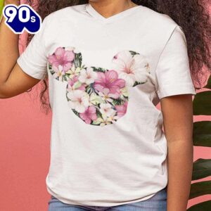 Mickey Floral Fill T-Shirt Disney