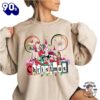 Mickey Friends Christmas Sweatshirt Minnie Christmas Light Gift Xmas