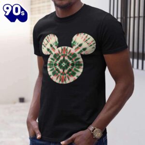 Mickey Head Christmas Holiday Tie-Dye…