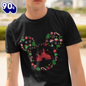 Mickey Head Disney Castle T-Shirt…