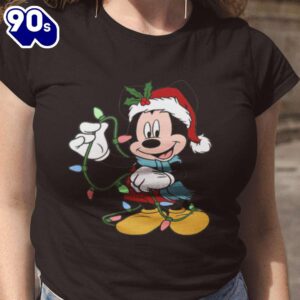 Mickey Light Disneyland Christmas Shirt
