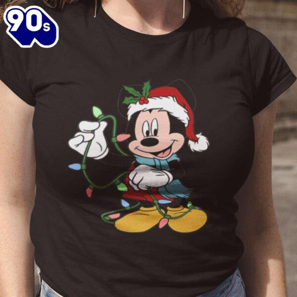 Mickey Light Disneyland Christmas Shirt