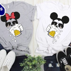 Mickey Minnie Disney Couple Shirt…
