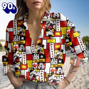 Mickey Mouse Blouse Shirt, Disney…