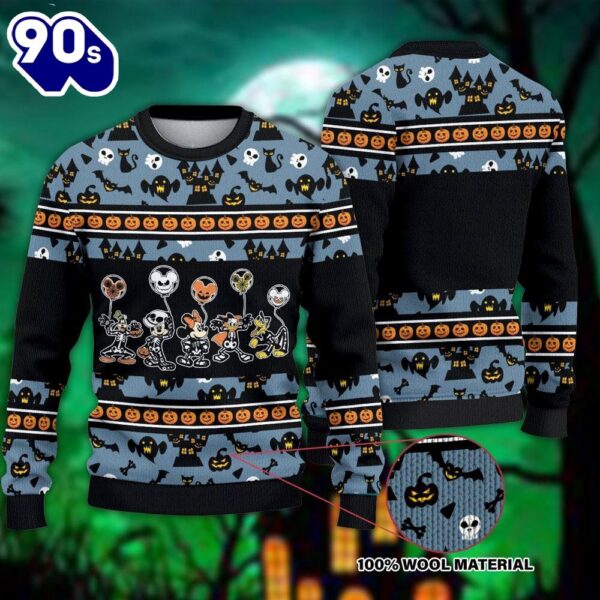 Mickey Mouse Celebrate Disney Ugly Christmas Sweater  Gift Christmas