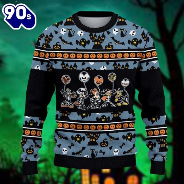 Mickey Mouse Celebrate Disney Ugly Christmas Sweater  Gift Christmas