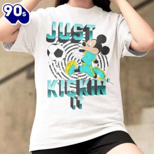 Mickey Mouse Just Kickin’ It…