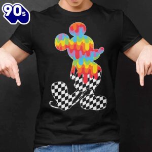 Mickey Mouse Tie Dye Checkered…