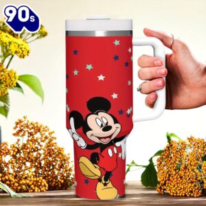 Mickey Mouse Travel Tumbler With Lid