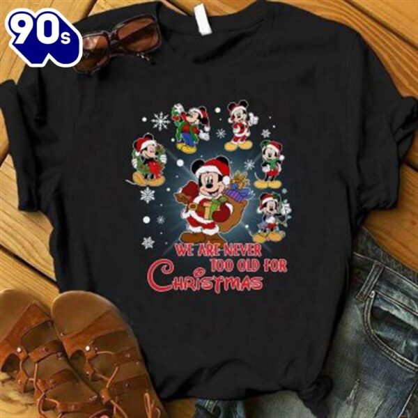 Mickey Santa Shirt, Mickey Christmas Shir Gift Xmas