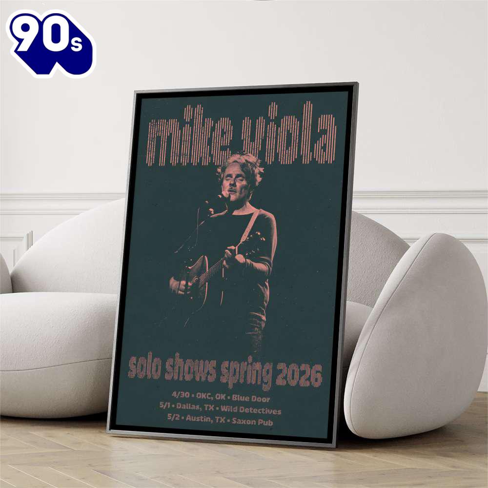 Mike Viola Spring 2026 Solo Tour Poster Mike Viola Spring 2026 Solo Tour Poster