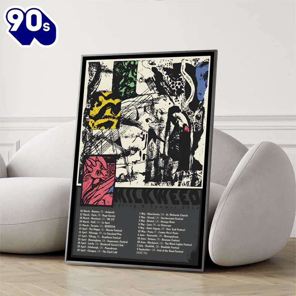 Milkweed Spring And Summer Tour 2026 Poster Milkweed Spring And Summer Tour 2026 Poster