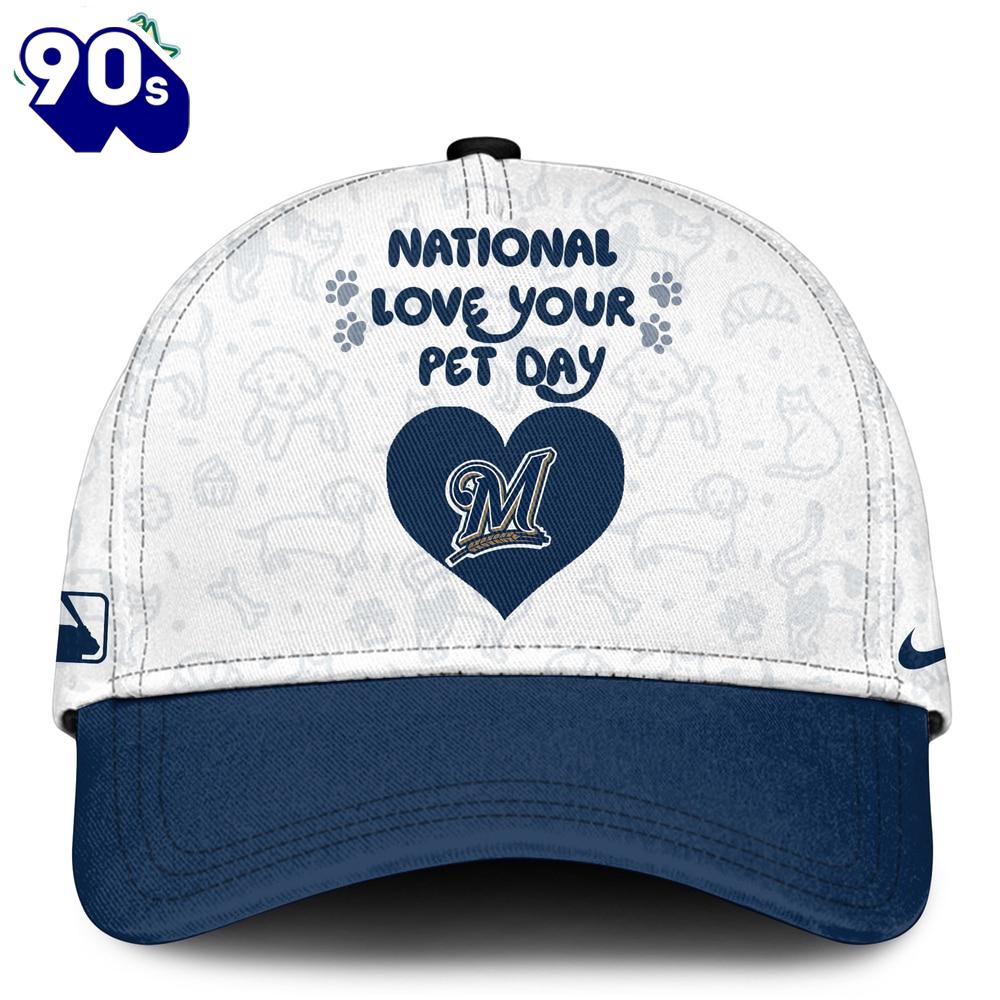 Milwaukee Brewers National Love Your Pet Day 2026 Limited Release Cap Milwaukee Brewers National Love Your Pet Day 2026 Limited Release Cap