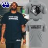 Minnesota Timberwolves “Stand With Minnesota” Gray Fan T-Shirt