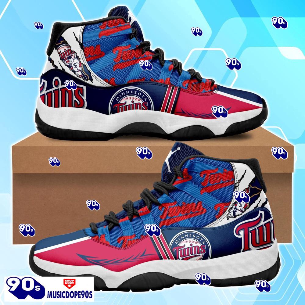 Minnesota Twins Air Jordan 11 Shoes For Fans Minnesota Twins Air Jordan 11 Shoes For Fans