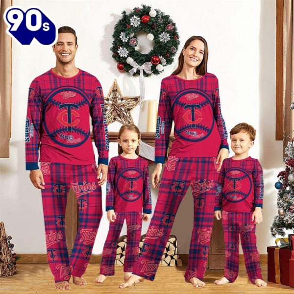 NCAA Family Pajama Sets  Minnesota Twins Pajamas Personalized Your Name
