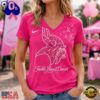 Minnesota Vikings 2026 NFL Tackle Breast Cancer V neck T Shirt, NFL Fan V Neck Shirt