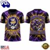 Minnesota Vikings Football x Grateful Dead Skeletons 2026 3D Shirt, Sport Trend 3D Shirt
