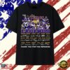 Minnesota Vikings Legends Vintage Roster Signatures Graphic T Shirt, Viral 2D Graphic Tee