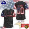 Minnesota Vikings NFL American Pride Custom Baseball Jersey Shirt , Trending NFL Jersey
