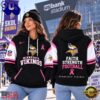 Minnesota Vikings NFL Breast Cancer Awareness Hoodie, Faith Strength Football 3D Shirt, NFL Trending Shirt
