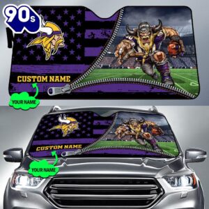 Minnesota Vikings NFL Car Sun…