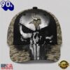 Minnesota Vikings NFL Halloween Military Skull Camo Classic Cap, Football Classic Cap