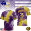 Minnesota Vikings NFL Sunday Legends Tie Dye 3D Shirt, NFL Trending Shirt