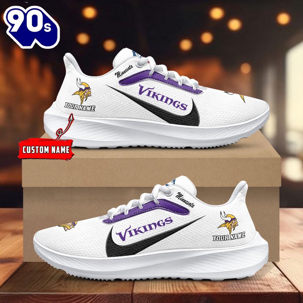 Minnesota Vikings Running Shoes Custom Your Name Minnesota Vikings Running Shoes Custom Your Name
