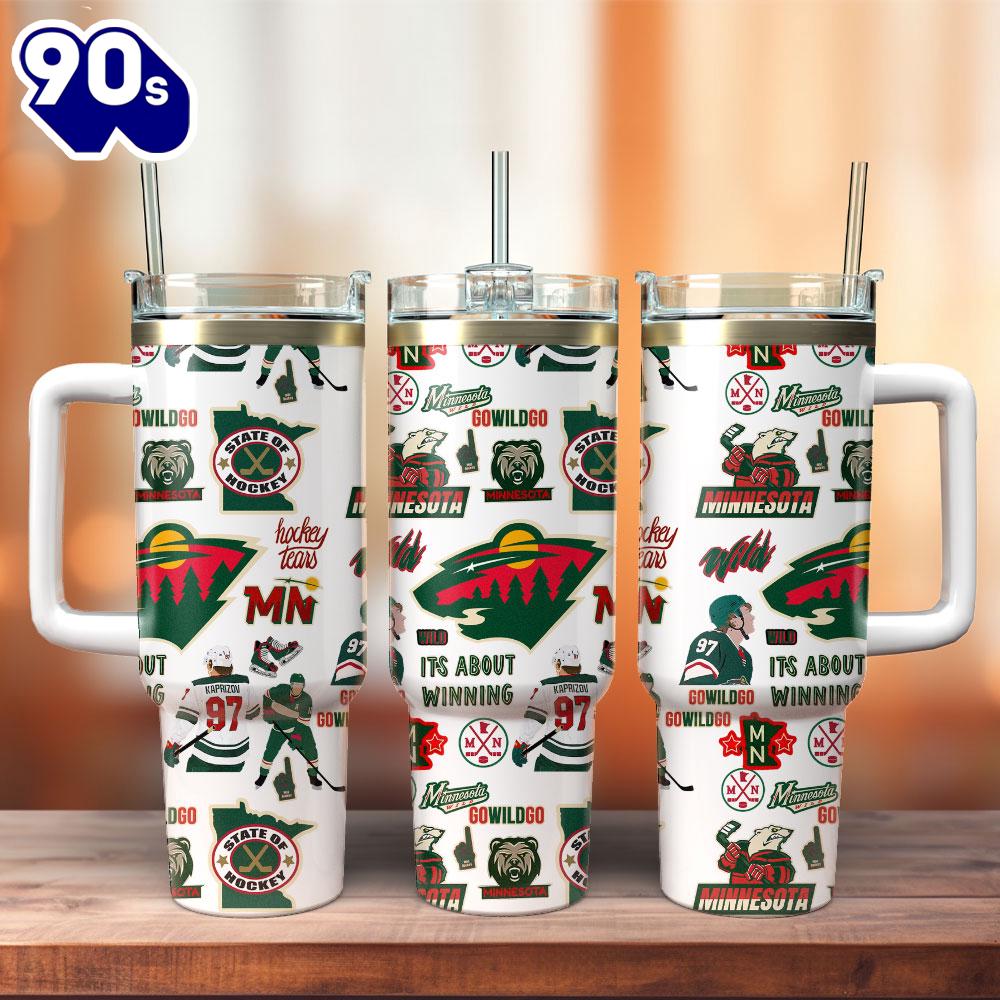 Minnesota Wild NHL Sport Custom Stanley Quencher 40oz Stainless Steel Tumbler - NHL Tumbler 40oz Minnesota Wild NHL Sport Custom Stanley Quencher 40oz Stainless Steel Tumbler - NHL Tumbler 40oz