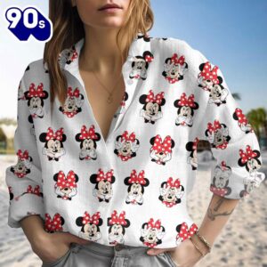 Minnie Mouse Blouse Shirt, Cute…