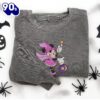 Minnie Mouse Cartoon Cosplay Halloween Embroidered Sweatshirt Fashion Style For Man And Women