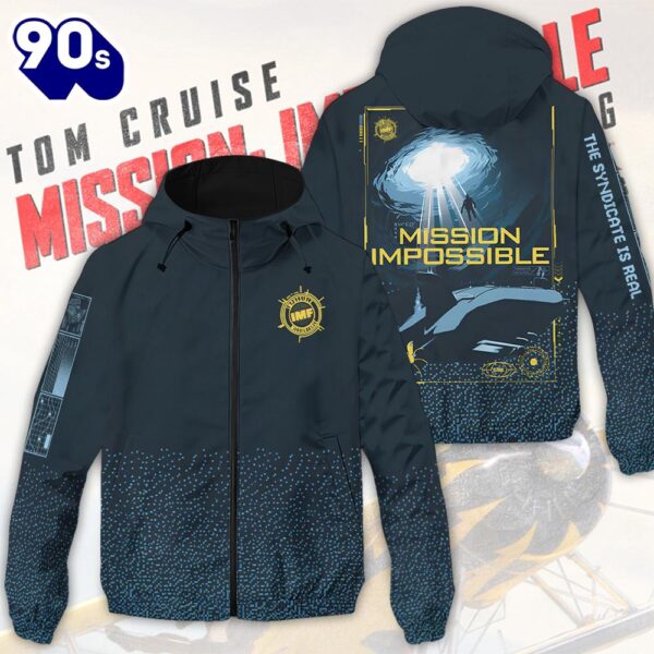 Mission Impossible 3D Windbreaker Jacket For Man And Women