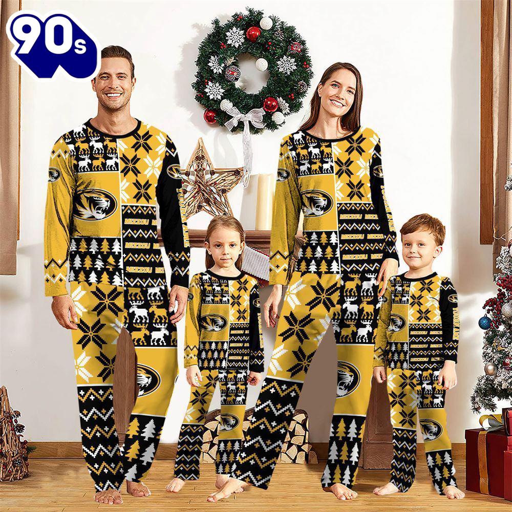 NCAA Family Pajama Sets  Missouri Tigers Pajamas Personalized NCAA Family Pajama Sets  Missouri Tigers Pajamas Personalized