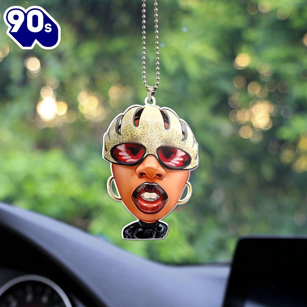 Missy Elliott Custom Shape 2-sided Acrylic Car Ornament  Christmas Day Missy Elliott Custom Shape 2-sided Acrylic Car Ornament  Christmas Day