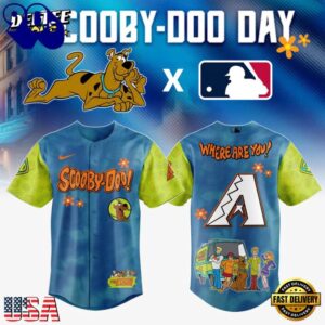 MLB Arizona Diamondbacks x Scooby-Doo New 2026 Version Baseball Jersey