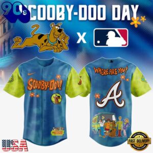 MLB Atlanta Braves x Scooby-Doo New 2026 Version Baseball Jersey